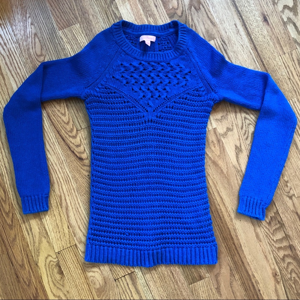 Lilly Pulitzer XS Blue Knit Sweater